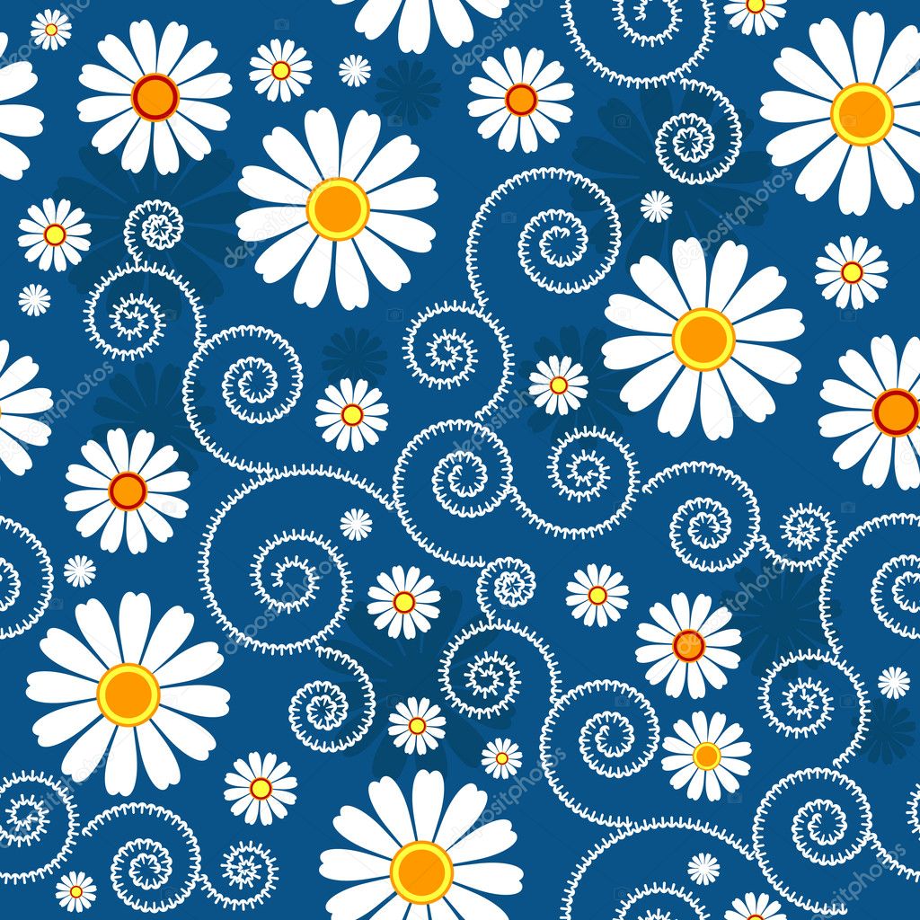 Blue Flower Pattern