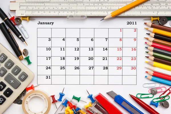 calendar january 2011. Calendar for January 2011