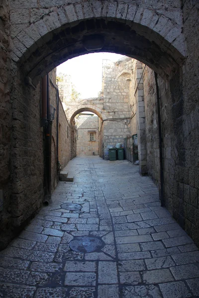 Rock Street in The old City in Jerusalem