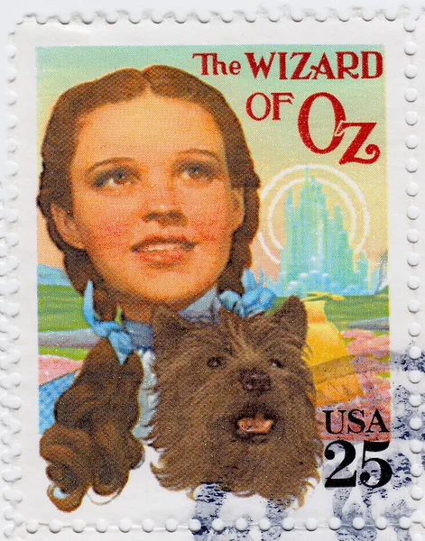 Judy Garland in poster of The Wizard of Oz