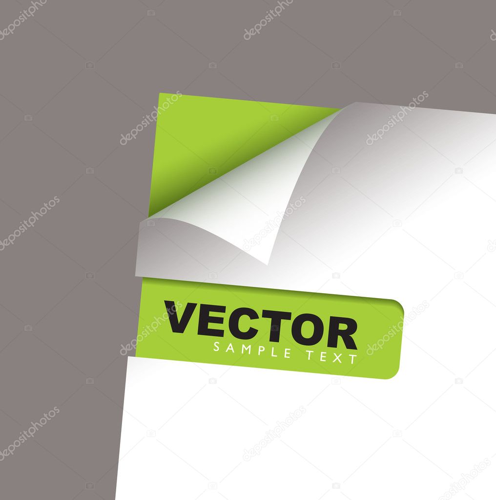  - depositphotos_4210089-Paper-corner-slot-green-peel