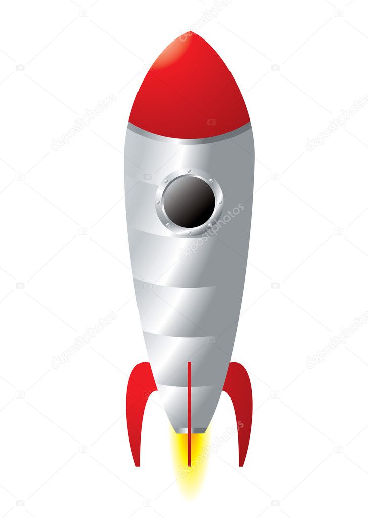 Cartoon Of Rocket