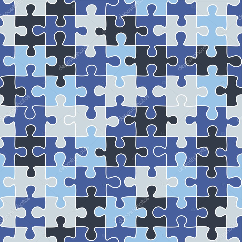 Puzzle Camouflage Seamless Pattern Stock Vector Image By Khvost