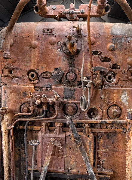 Old locomotive boiler