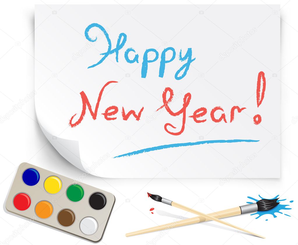 Happy New Years Drawing | New Calendar Template Site