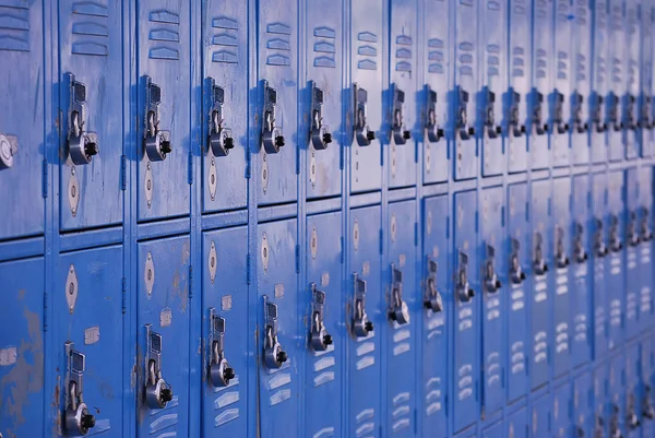 School metal lockers