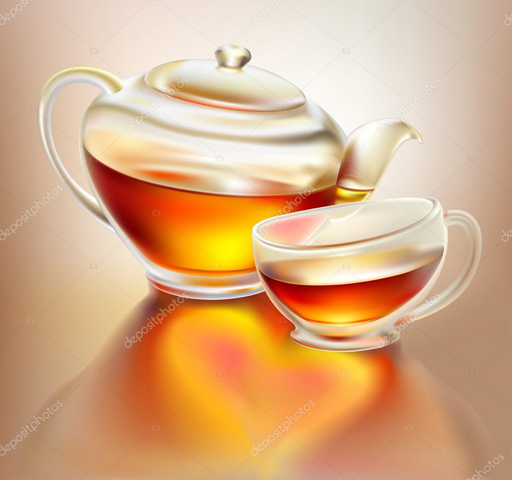 teapot and cup