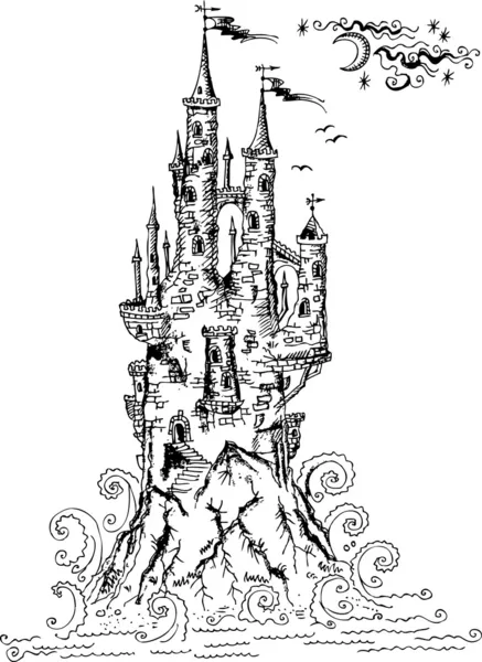 Gothic castle from fairytale II