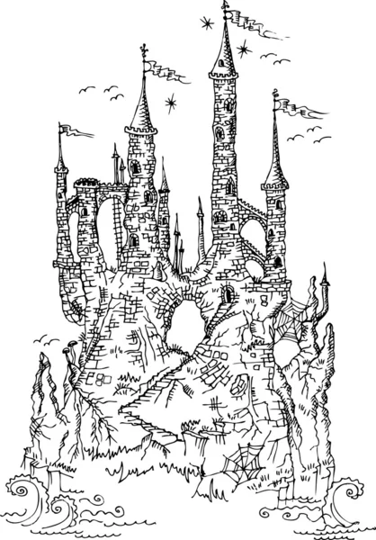 Gothic castle from fairytale III