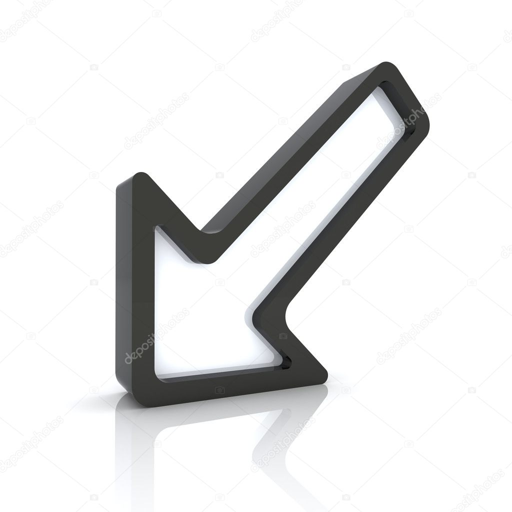 Arrow symbol — Stock Photo © MONARX3D #4920242