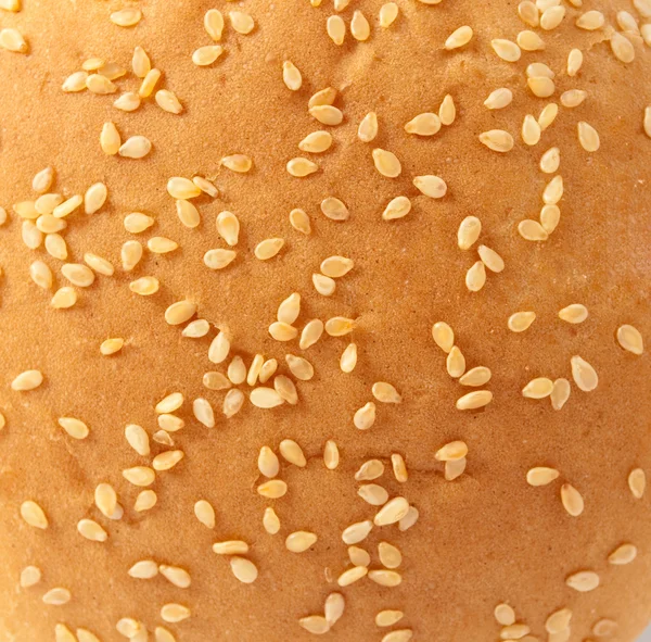 Texture of buns with sesame seeds