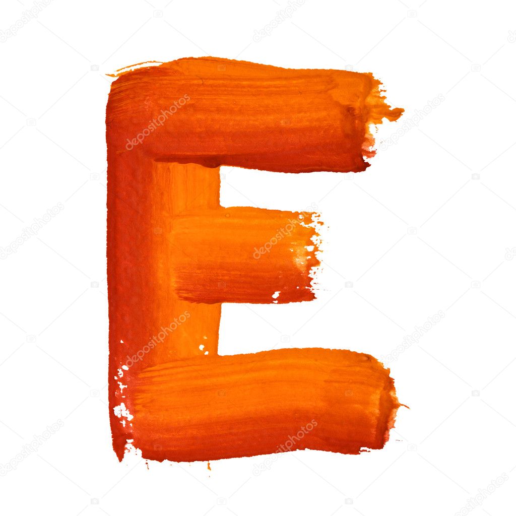 E  Color letters — Stock Photo © Zoooom #4629629