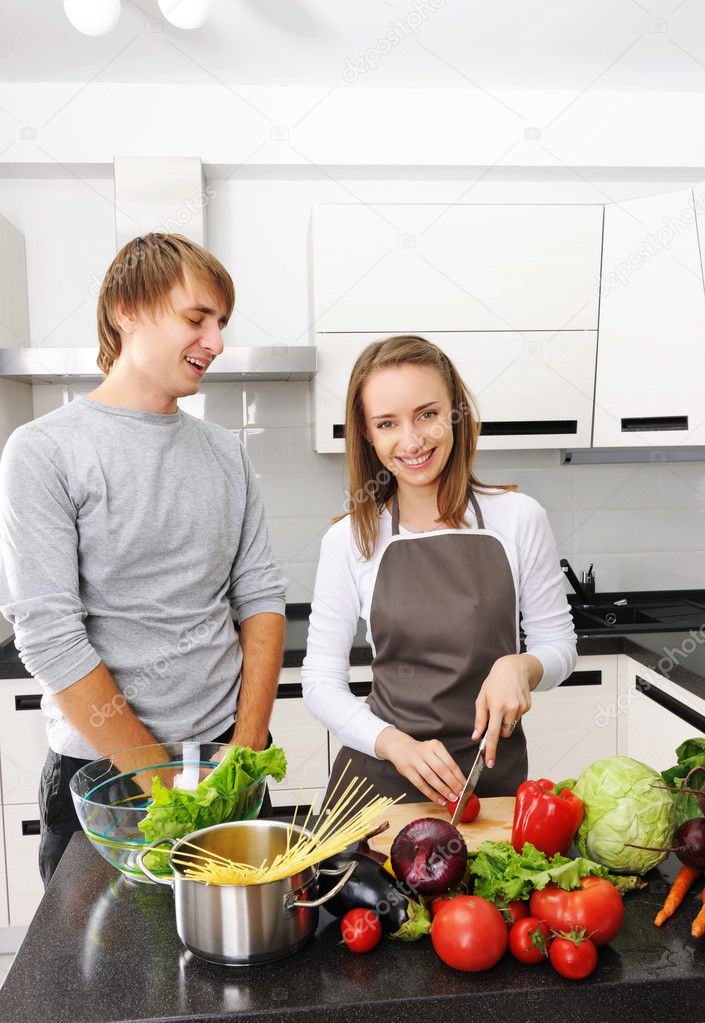 Couple Kitchen