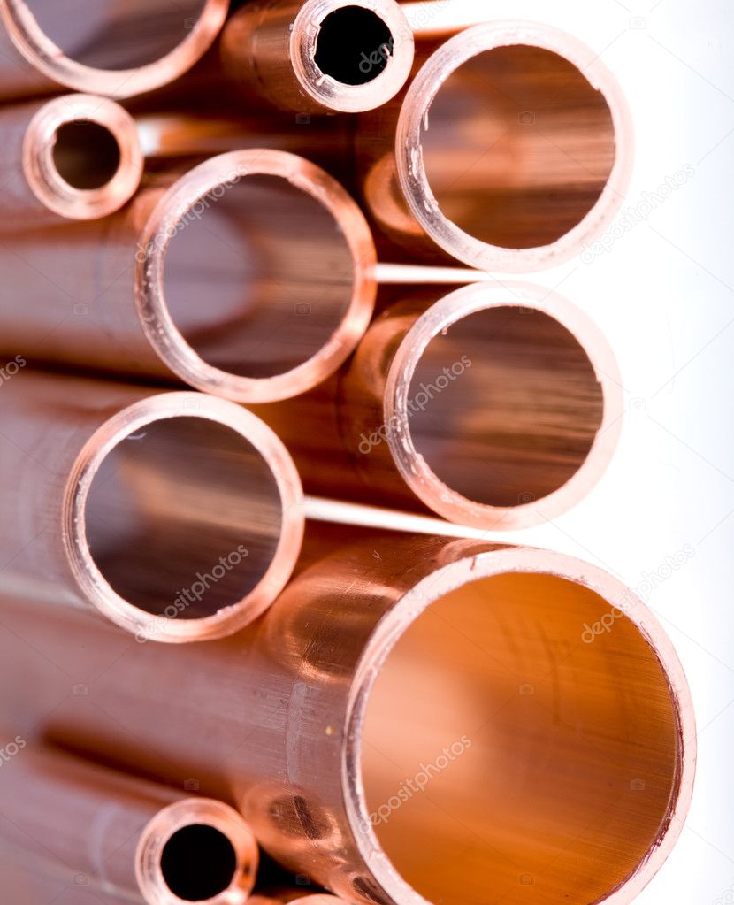 large copper pipe