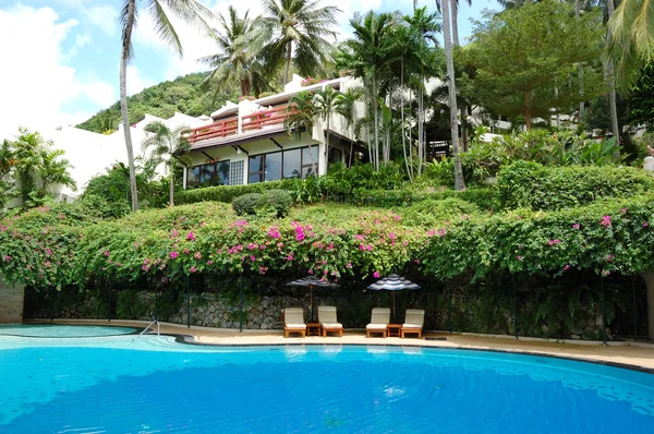 Swimming pool at the luxury villa, Phuket, Thailand