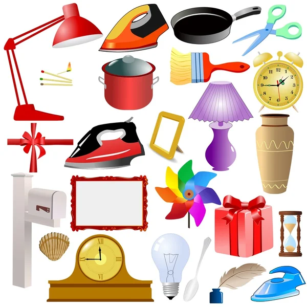 Set of of home objects