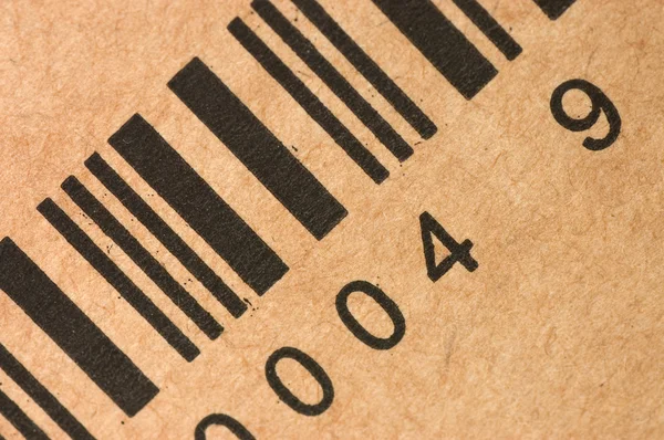 Bar codes on a box