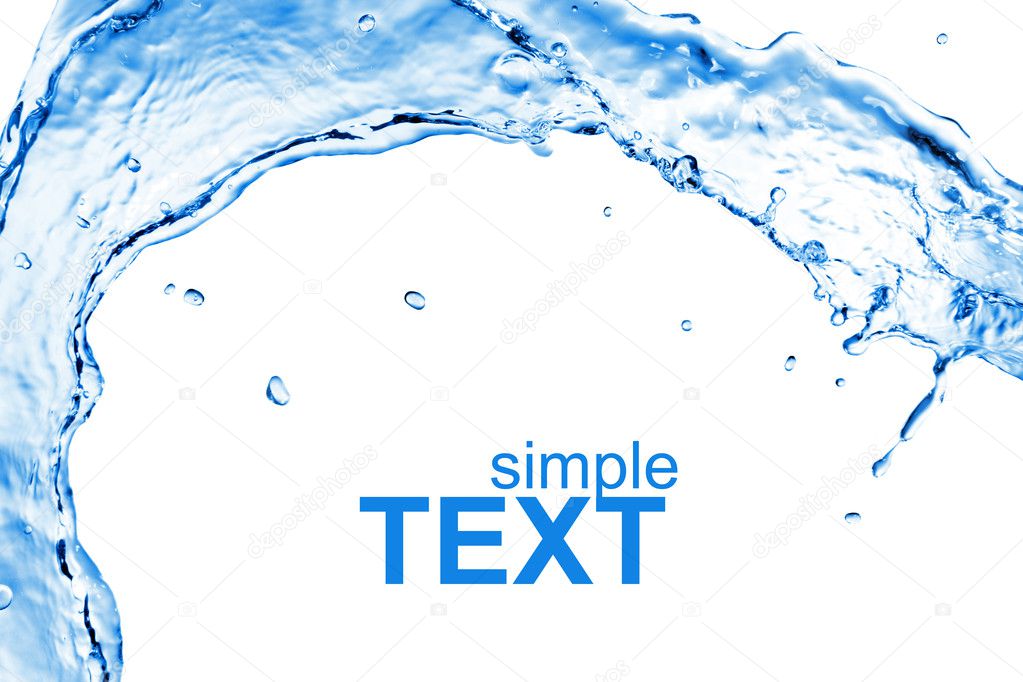 Water frame — Stock Photo © artjazz 4051371