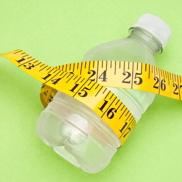 Water Bottle and Measuring Tape