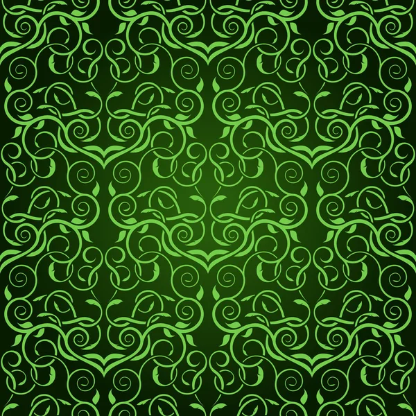 Patterned Wallpaper on Green Seamless Wallpaper Pattern Stock Vector Nikolay Zaburdaev