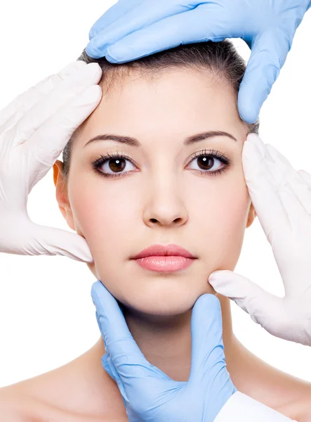 Cosmetic Surgeon on Plastic Surgeons And Beauty Face   Stock Photo    Vitaly Valua