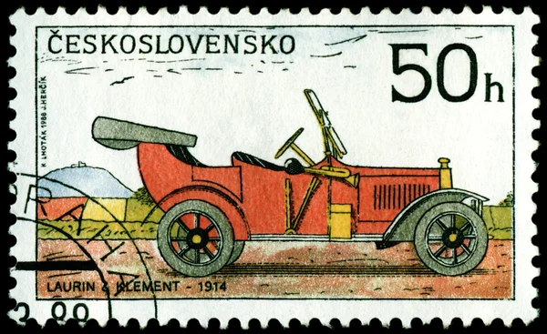 Vintage postage stamp. Old-time classical cars .2.