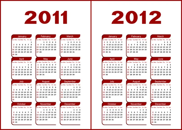 Calender 2011 on Calendar 2011 2012    Stock Vector    Silantiy  4098082