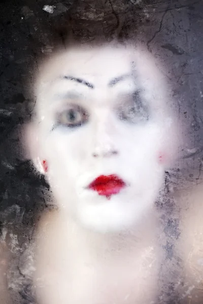 clown faces makeup. Stock Photo: Clown face in