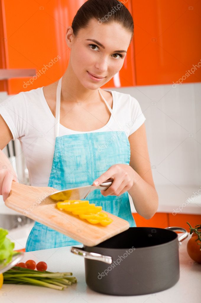 Woman Kitchen