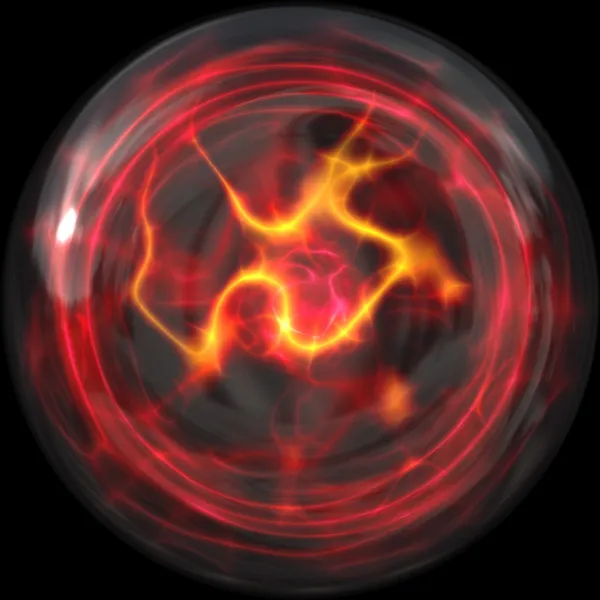 energy ball captured string visualization stock photo energy ball captured string visualization stock photo