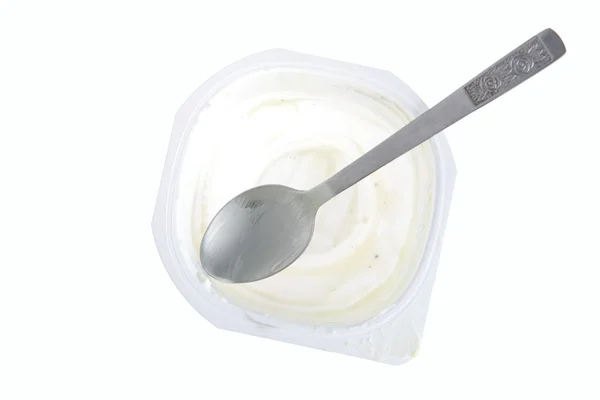 empty yoghurt