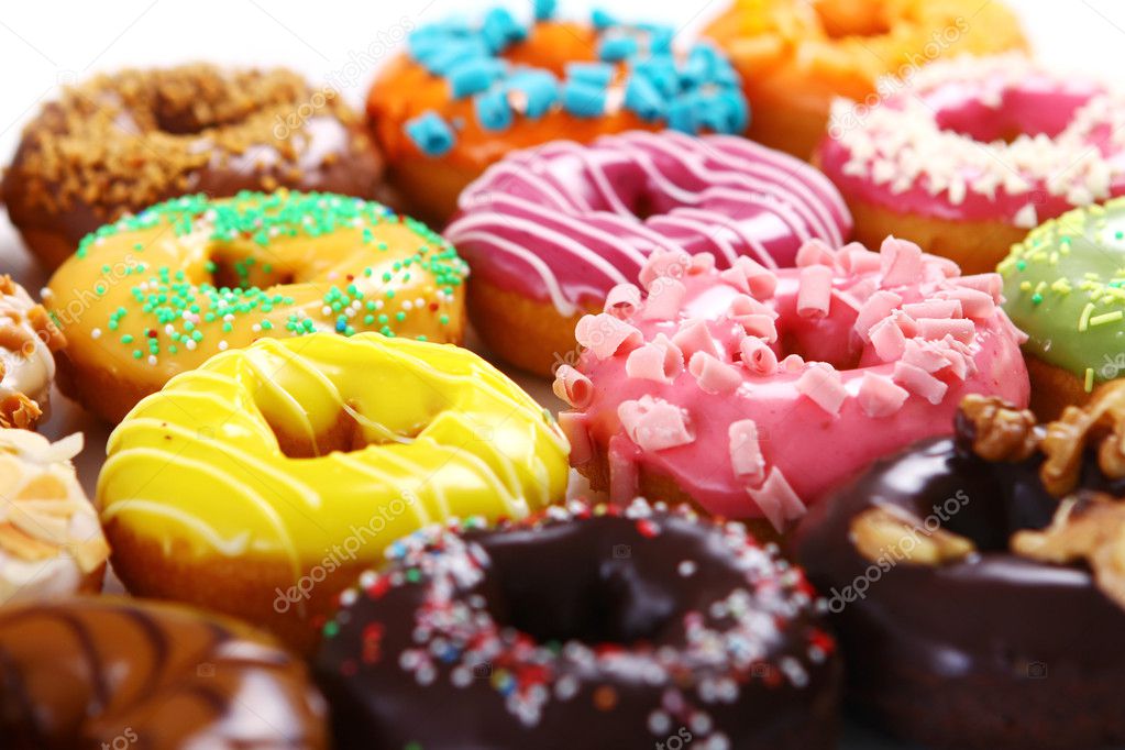 Bunte Donuts — Rezepte Suchen