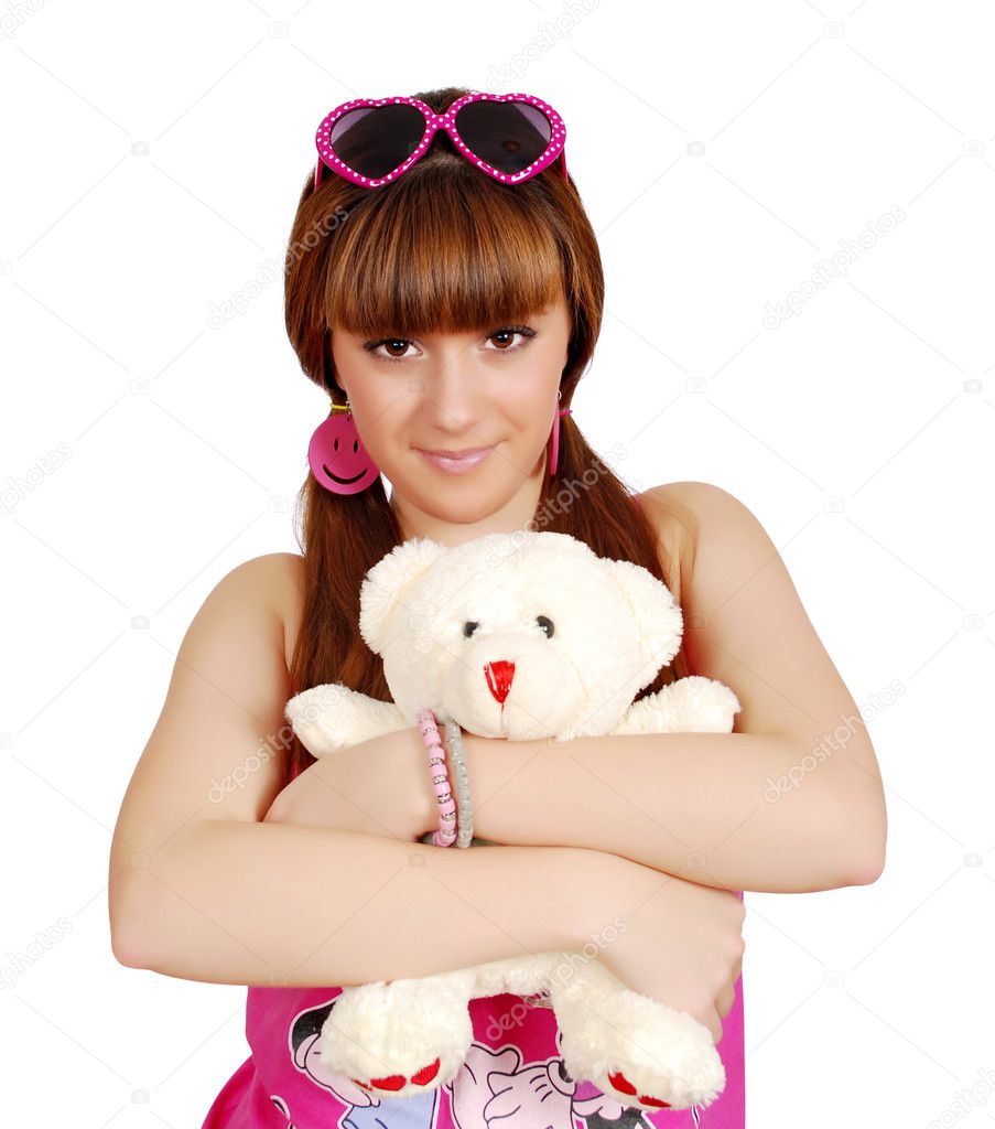 Holding Teddy