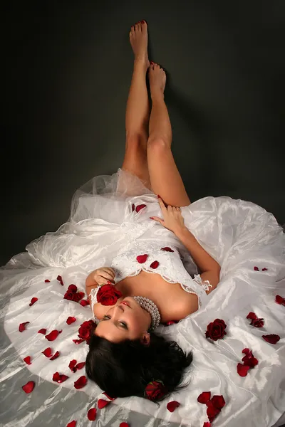 Sexy bride by Tatjana Strelkova Stock Photo Editorial Use Only