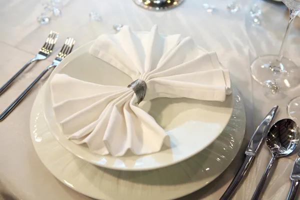 Elegant wedding dinner