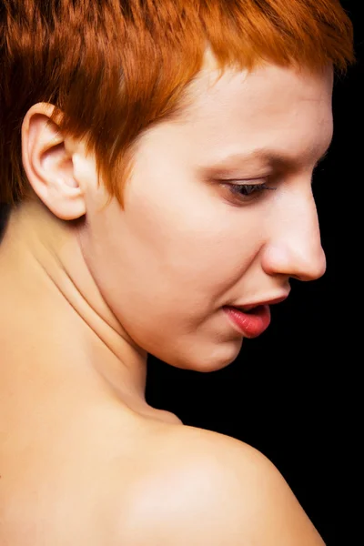 Beautiful redhead girl by Igor Dutina Stock Photo Editorial Use Only