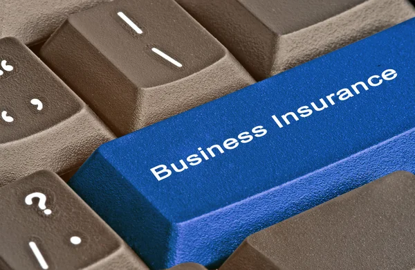 Hot key for business insurance — Stock Photo #4769614