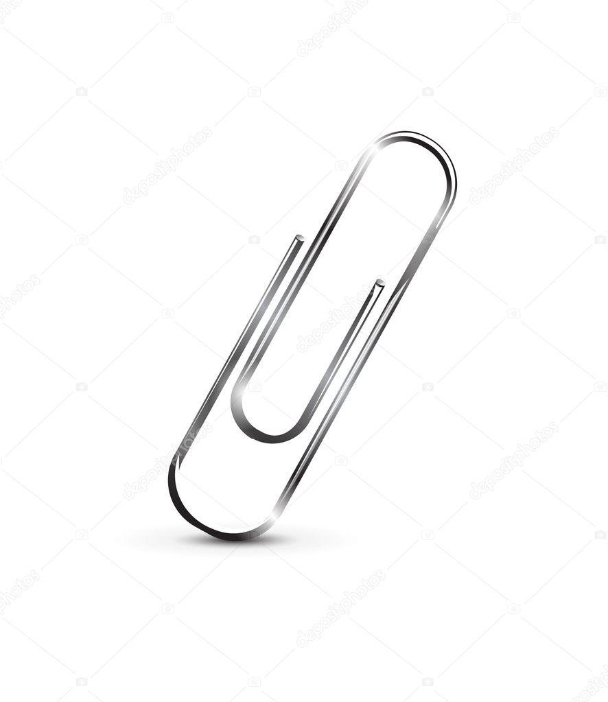 paperclip on paper