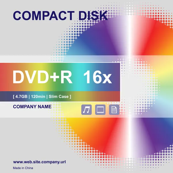 CD cover, vector EPS version 10.