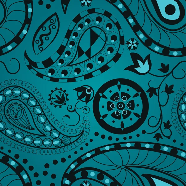 Paisley Seamless Pattern Vector by Stock Vector
