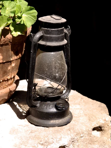 oil lamp vector. Stock Photo: Old oil lamp