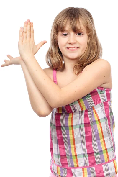 A Girl Clapping