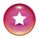 Pink Star Icon