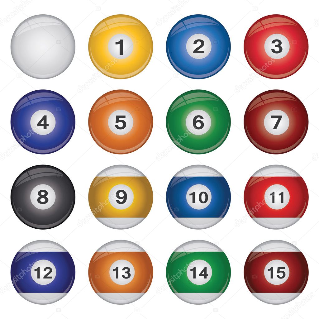 billiards ball colors