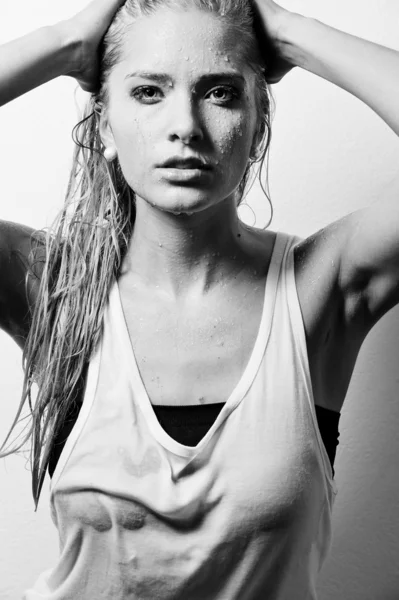 Wet blonde by Andreas Gradin Stock Photo Editorial Use Only