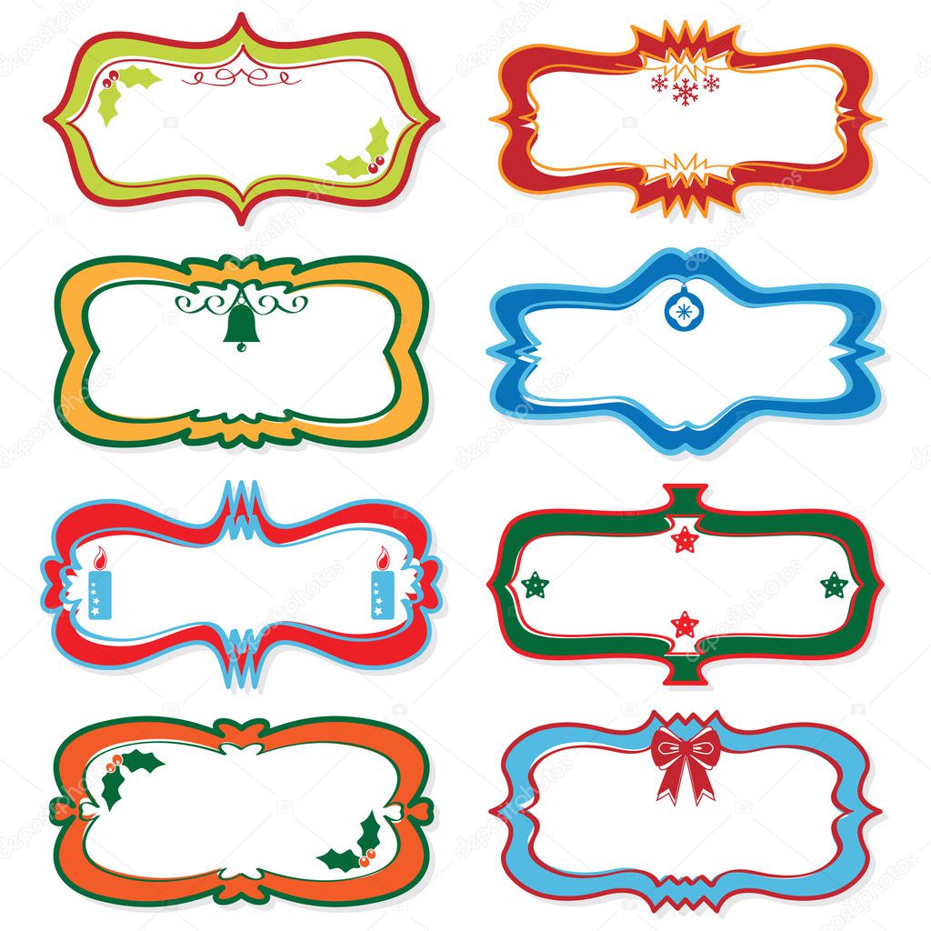 clipart for address labels for christmas - photo #16