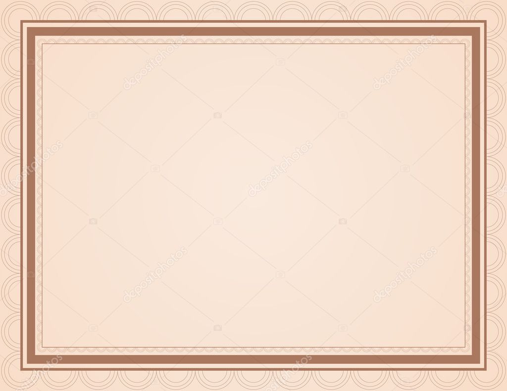 Blank Certificate Background