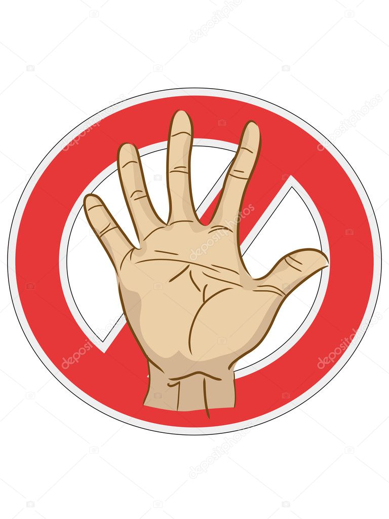 Stop Sign Hand