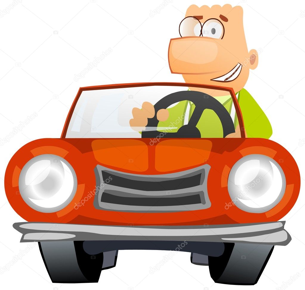 clip art man driving car - photo #22