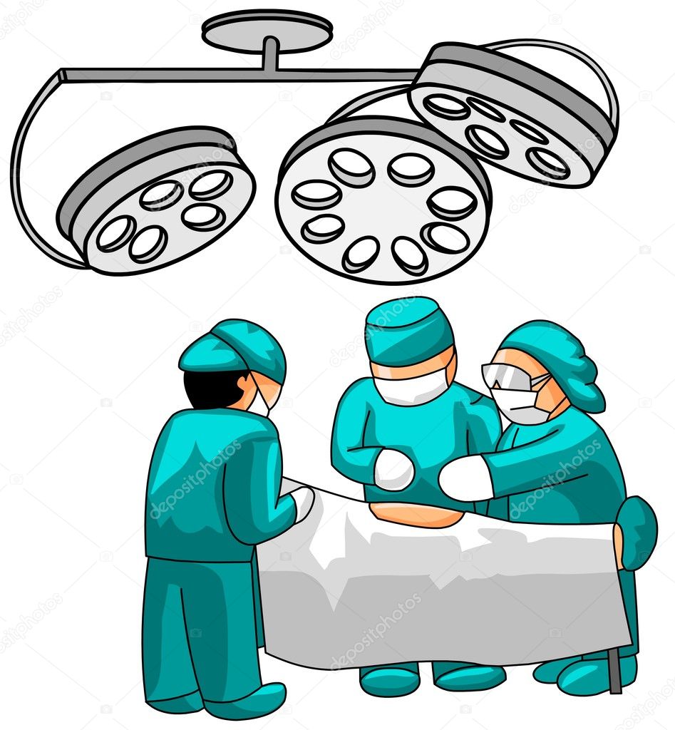 Cartoon Surgery Room